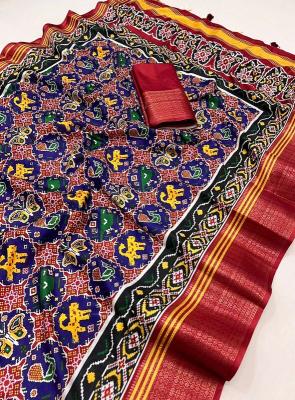 Vastrangan double ikkat patola saree womens wholesale clothing